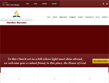 Tablet Screenshot of hamiltonmountain.org